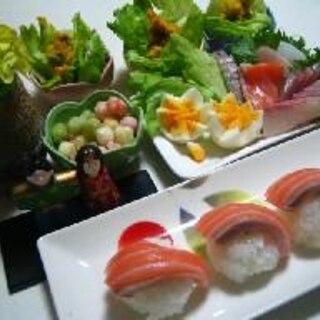 手まり寿司（ひな祭りレシピその５）